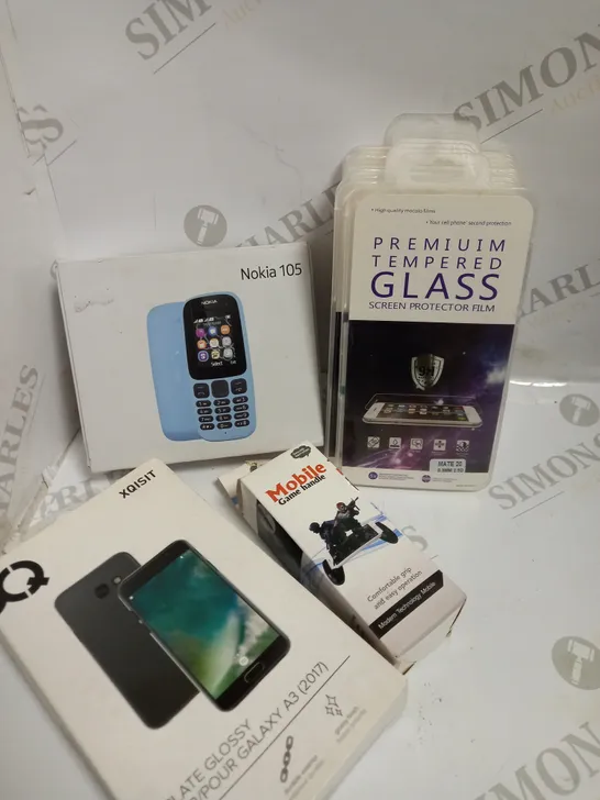 LOT OF APPROX 10 TO INCLUDE SCREEN PROTECTOR FILM , NOKIA AND MOBILE GAME HANDLE