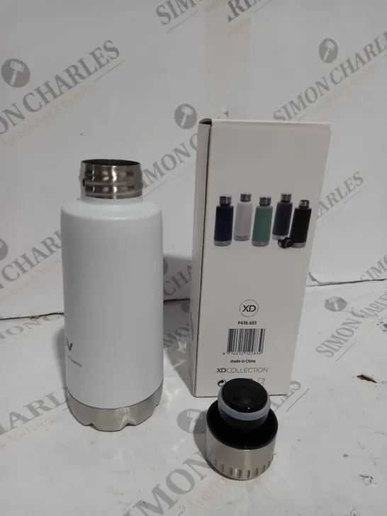 BOXED XDCOLLECTION WHITE TREND LEAKPROOF VACUUM SEALED BOTTLE