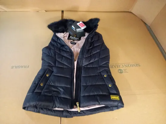 BARBOUR FIBREDOWN BLACK GILET - M 8/9