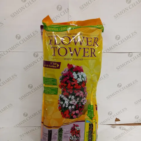 FLOWER TOWERS SET OF 2 FLOOR TOWERS