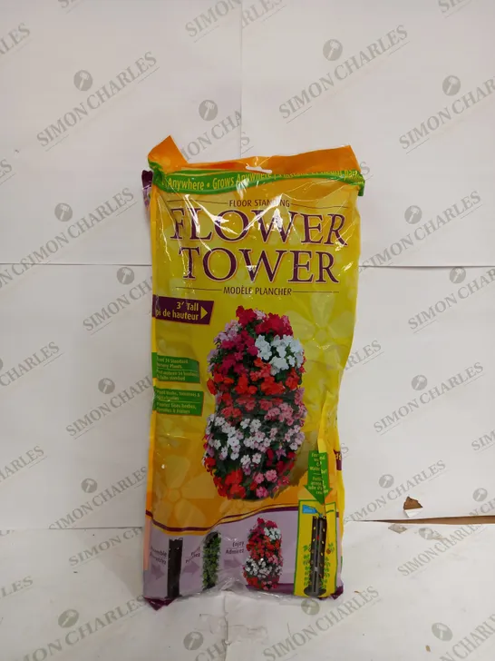 FLOWER TOWERS SET OF 2 FLOOR TOWERS