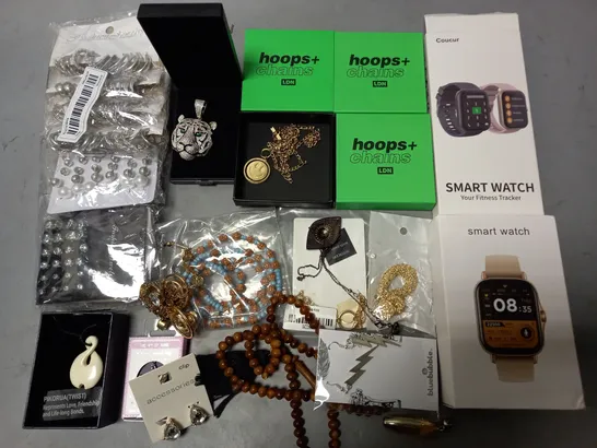 lot of assorted jewellery and watch items 