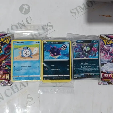 ASSORTMENT OF COLLECTIBLE POKÉMON TRADING CARDS W. 2 BOOSTER PACKS