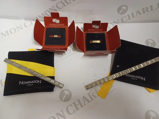 SET OF 4 NOMINATION WATCH STRAP REPLACEMENTS