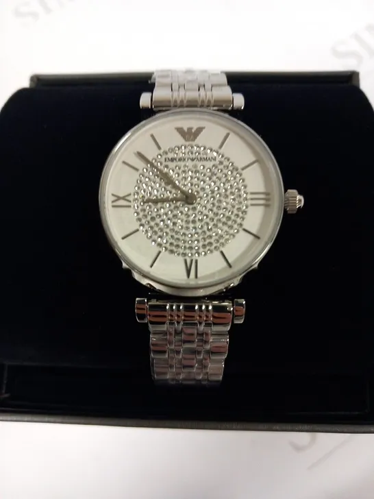 BOXED EMPORIO ARMANI LADIES WRIST WATCH