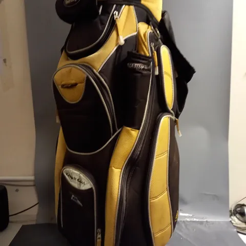 TOUR EDGE GEO MAX GOLF BAG IN BLACK/YELLOW