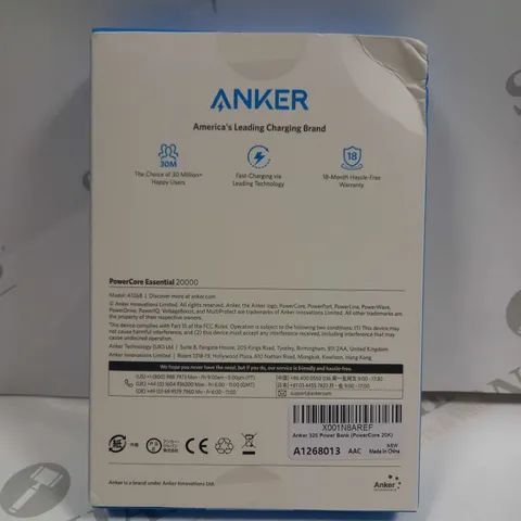 ANKER 325 POWER BANK 20K