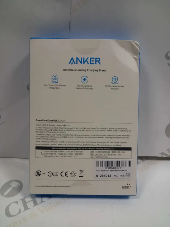 ANKER 325 POWER BANK 20K