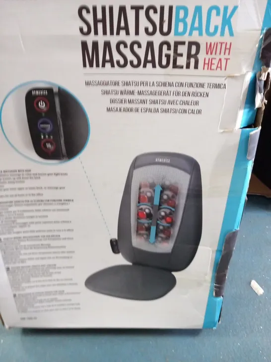 BOXED HOMEDICS SHIATSU BACK MASSAGER SBM-180H-EU