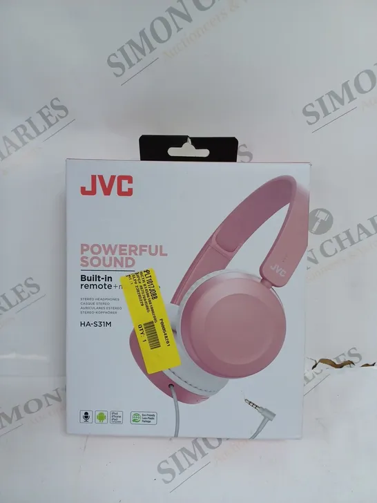 BOXED SEALED JVC POWERFUL SOUND HEADPHONES