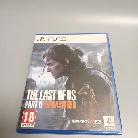 THE LAST OF US PART II REMASTERED FOR PS5 