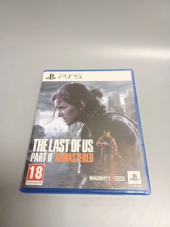 THE LAST OF US PART II REMASTERED FOR PS5 