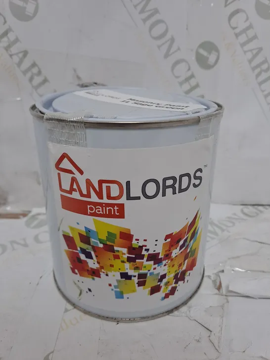 BOXED LAND LORDS MASONRY PAINT 1L SAGE GREEN - COLLECTION ONLY 