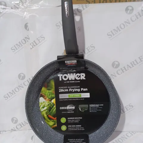 BOXED TOWER FORGED ALUMINIUM 28CM FRYING PAN