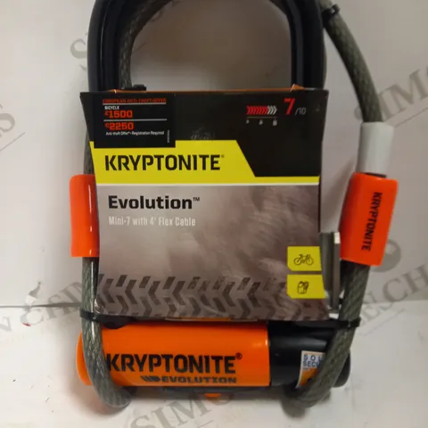 KRYPTONITE EVOLUTION MINI-7 WITH 4` FLEX CABLE