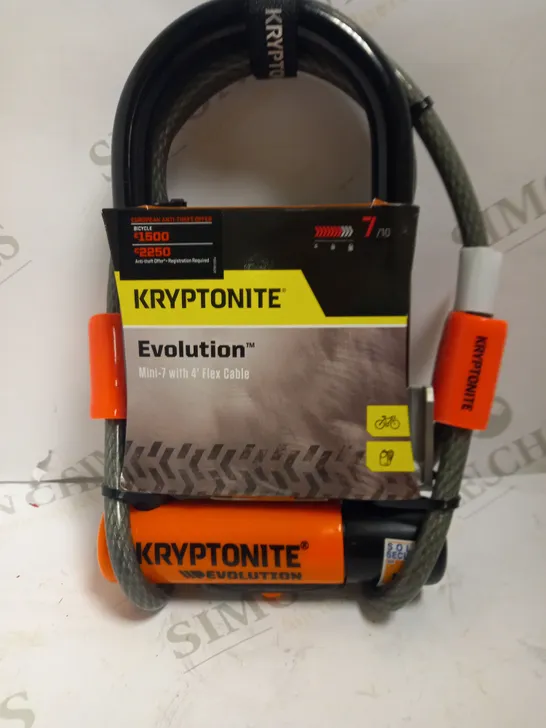 KRYPTONITE EVOLUTION MINI-7 WITH 4` FLEX CABLE