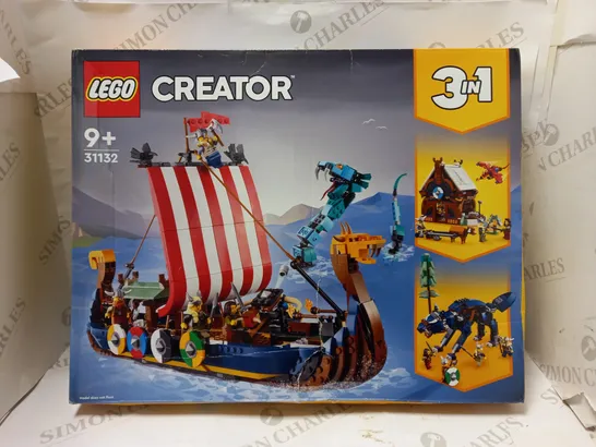 LEGO CREATOR VIKING SHIP AND THE MIDGARD SERPENT (31132) RRP £104.99