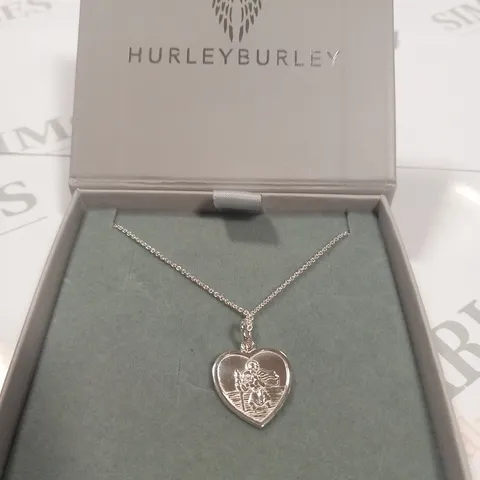 BOXED HURLEY BURLEY NECKLACE INSCRIBED 'BE BRAVE, BE SAFE, BE HAPPY'