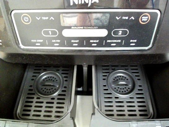 NINJA FOODI AIR FRYER [AF300UK], DUAL ZONE, 7.6 LITRE, BLACK