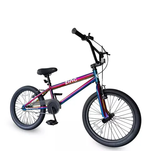 BOXED ZINC 20 INCH BMX BIKE NEOCHROME - COLLECTION ONLY