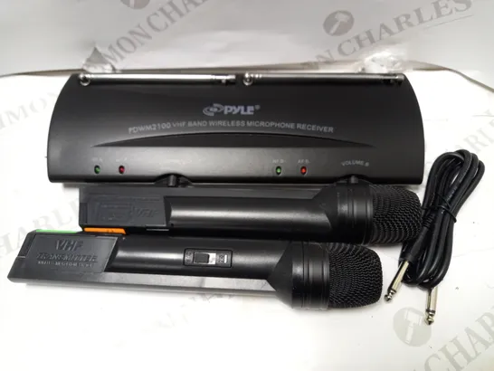 PYLE PDWM2100 PROFESSIONAL DUAL VHF WIRELESS HANDHELD MICROPHONE SYSTEM