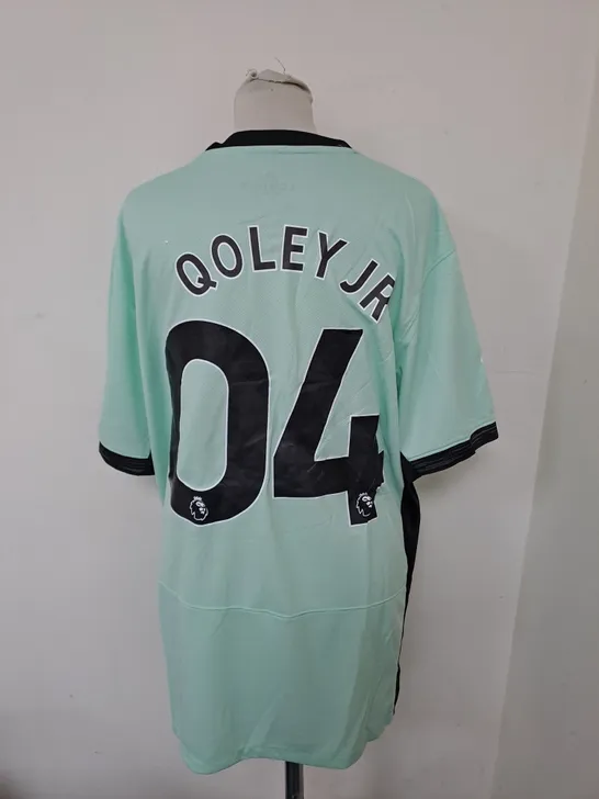 CHELSEA FC AWAY SHIRT WITH QOLEY JR 04 SIZE 2XL