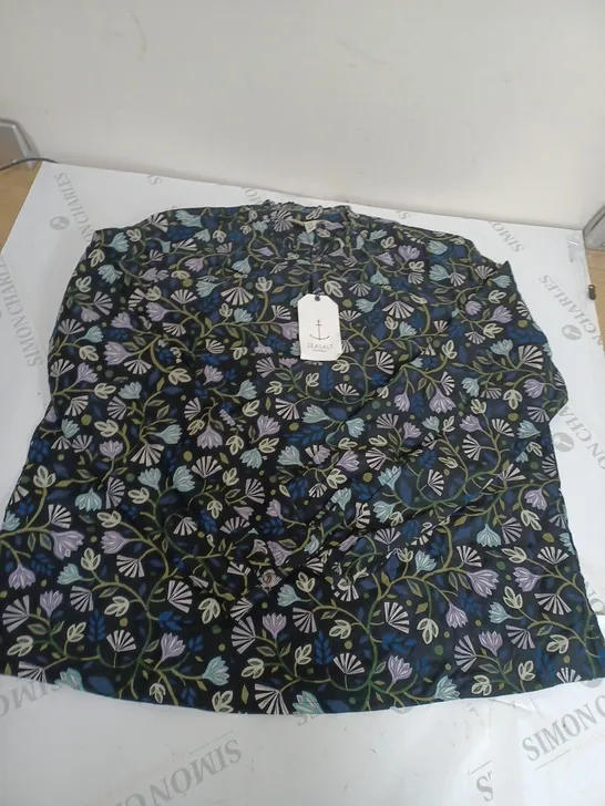 SEASALT CORNWALL SEA FLOW TOP SIZE 14