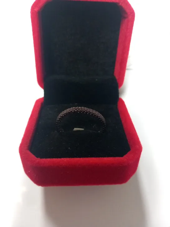 BERING BROWN MESH INNER RING SIZE 8