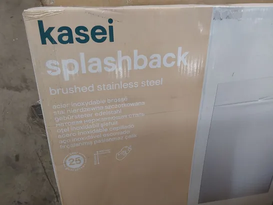 BOXED KASEI STAINLESS STEEL SPLASHBACK 600 × 800mm