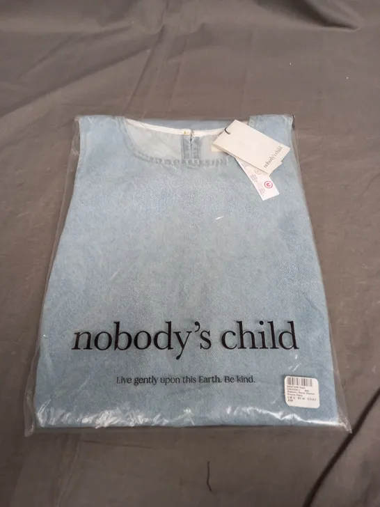 SEALED NOBODYS CHILD PALEMO RACER DENIM PINNIE PLAIN - UK 12