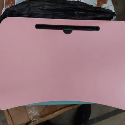 BAGGED CLIPOP LAPTOP BED TABLE PORTABLE LAP DESK SET OF 2: PINK AND BLUE (1 ITEM)