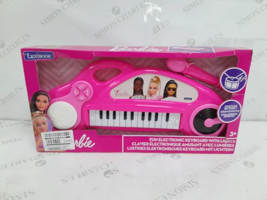 BARBIE ELECTRIC KEYBOARD WITH LIGHTS 