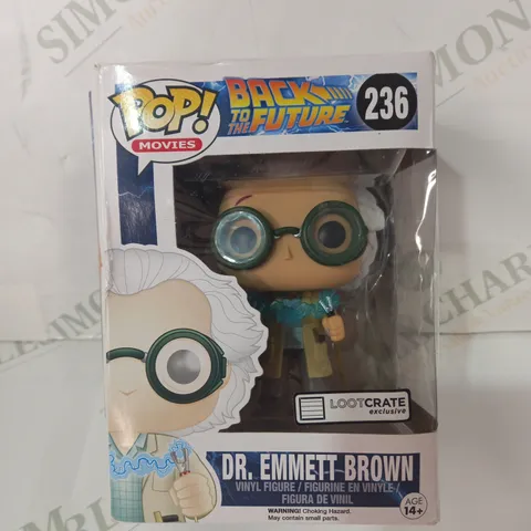 FUNKO POP MOVIES BACK TO THE FUTURE (236) - DR. EMMETT BROWN VINYL FIGURE