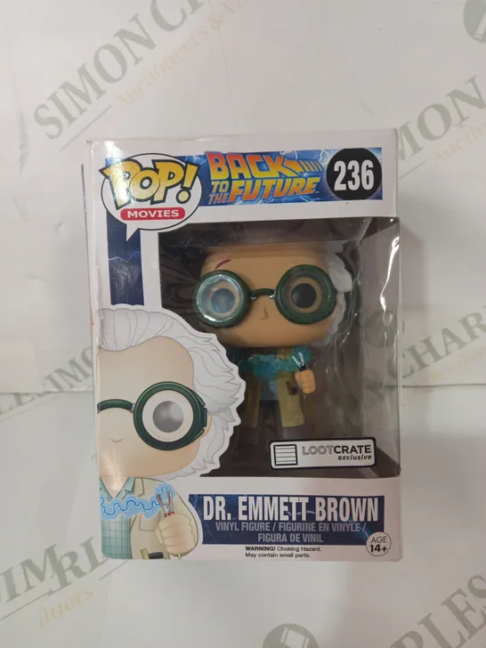 FUNKO POP MOVIES BACK TO THE FUTURE (236) - DR. EMMETT BROWN VINYL FIGURE