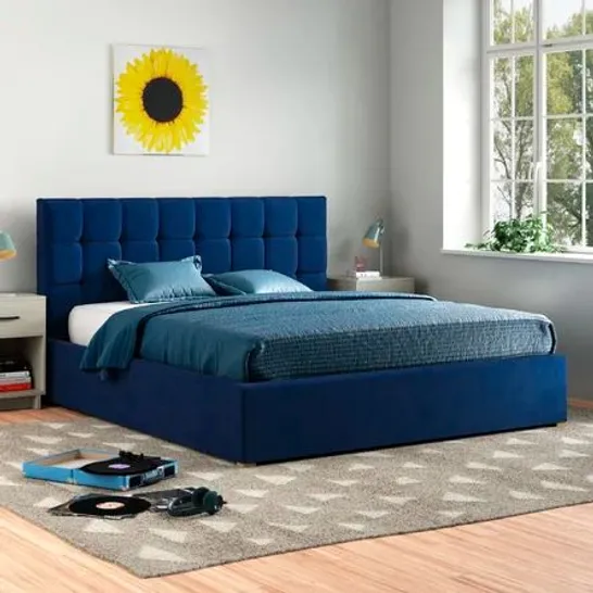 ASPIRE SINGLE OTTOMAN BED SINGLE NAVY 