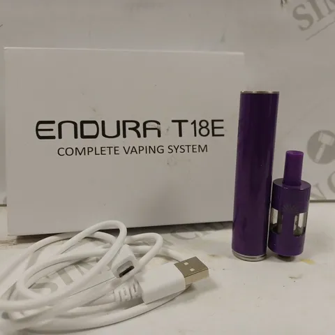 BOXED ENDURA T18E VAPING SYSTEM - PURPLE 