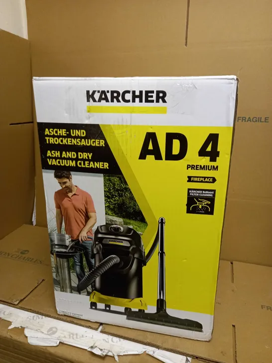 KÄRCHER AD 4 PREMIUM 16297330, ASH VACUUM 