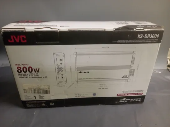 JVC 800W MAX 4 CHANNEL AMPLIFIER KS-DR3004