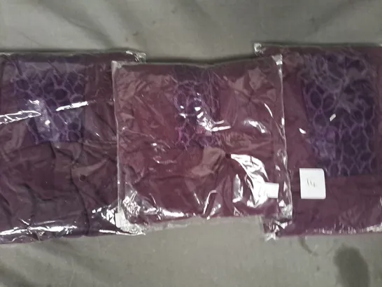 BOX OF APPROXIMATELY 25 ASSORTED WOMEN'S LACY CLOTHING ITEMS IN PURPLE (SIZES VARY) - COLLECTION ONLY