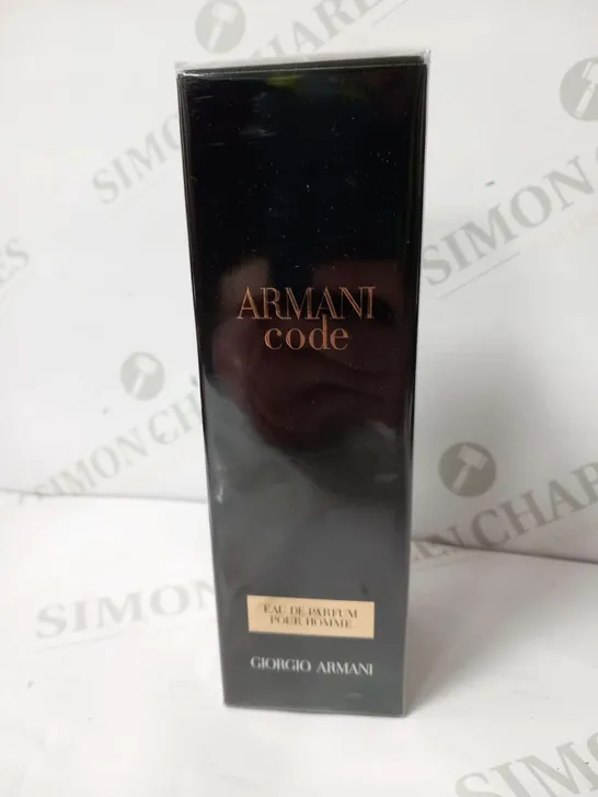 BOXED AND SEALED GIORGIO ARMANI CODE EAU DE PARFUM 110ML