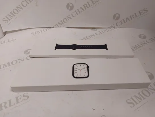 APPLE WATCH SERIES 7 MIGN IGHT ALUMINUM CASE - MIDNIGHT SPORT BAND 