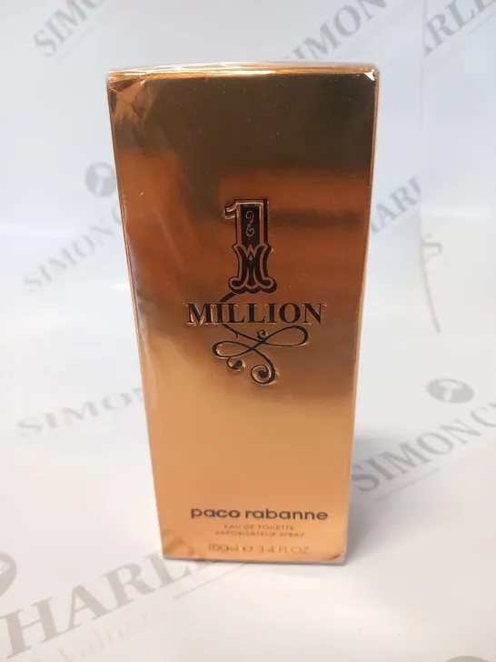 BOXED AND SEALED PACO RABANNE 1 MILLION EAU DE TOILETTE SPRAY 100ML