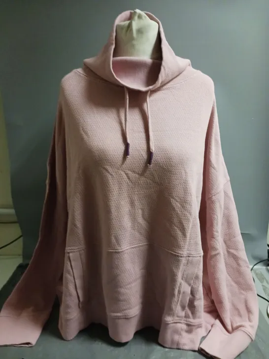 THE WHITE STUFF LADIES ROLL NECK JUMPER PINK SIZE 16