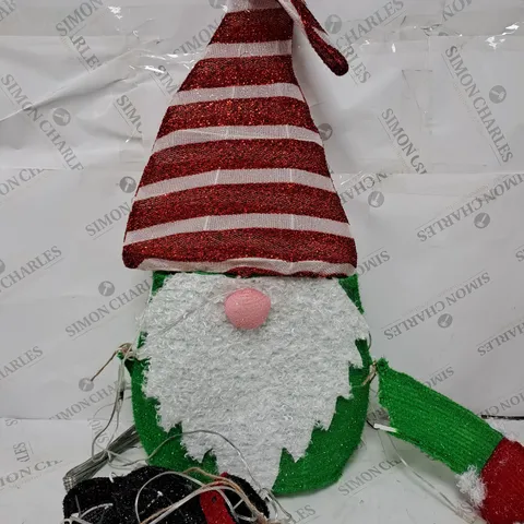 FESTIVE INDOOR/OUTDOOR LARGE PRE-LIT GNOME