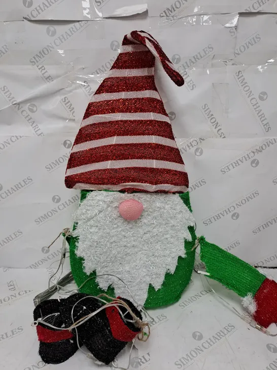 FESTIVE INDOOR/OUTDOOR LARGE PRE-LIT GNOME