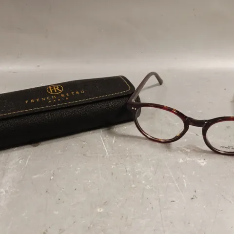 FRENCH RETRO PARIS ARY G106 ROUND FRAME SPECTACLES 