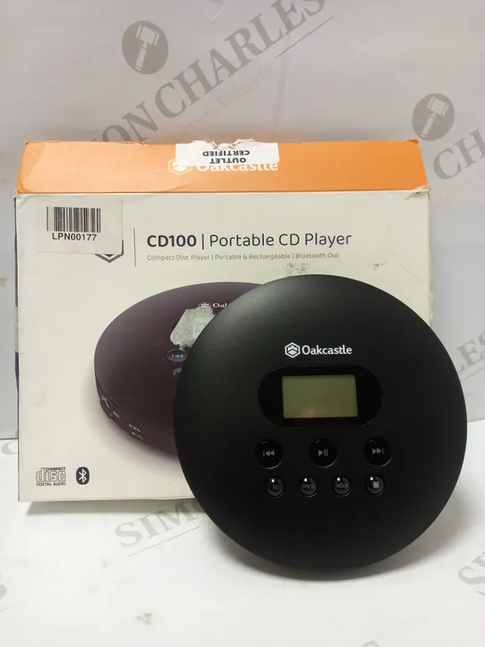 OAKCASTLE CD100 BLUETOOTH CD PLAYER