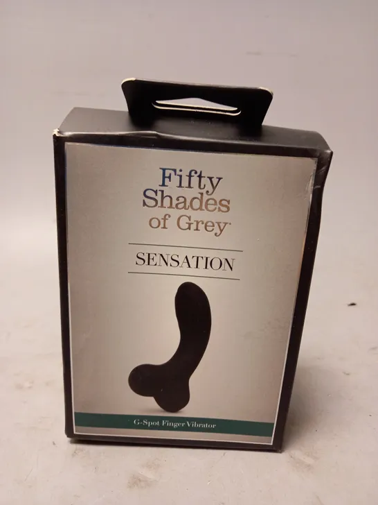 BOXED AND SEALED FIFTY SHADES OF GREY SENSATION G-SPOT FINGER VIBRATOR