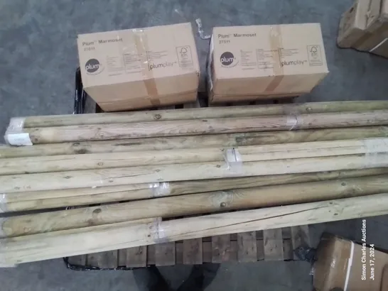 A PALLET OF ASSORTED SWING PARTS 