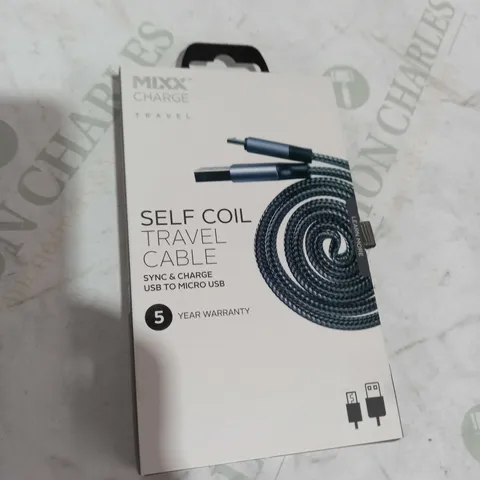 LOT OF 10 BRAND NEW MIXX CHARGE SELF COIL MICRO USB CABLES